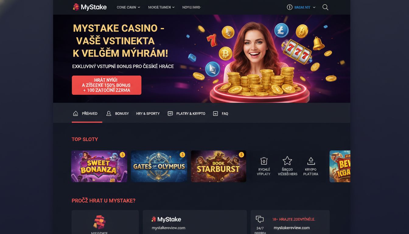 MyStake Casino hero obrázek